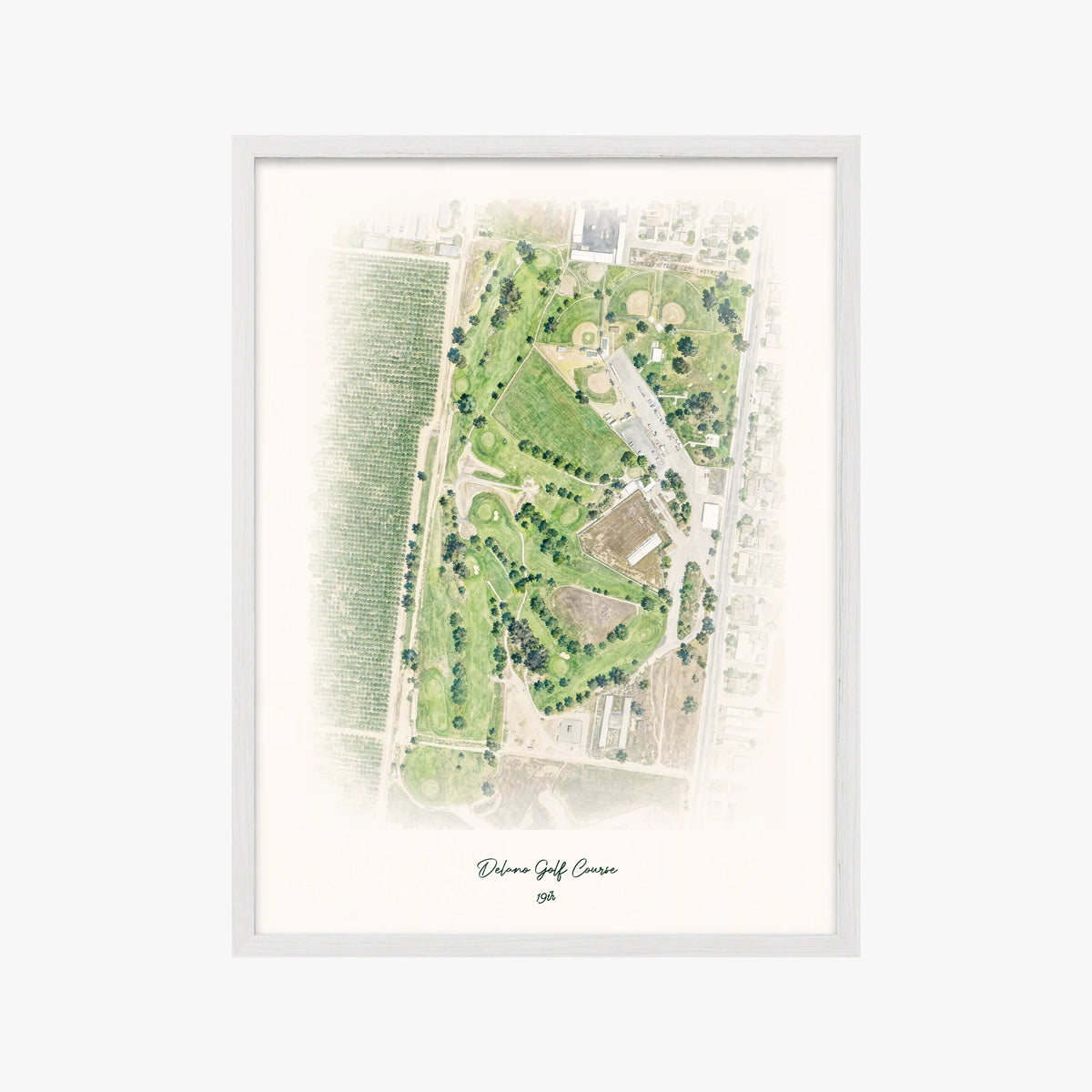 Delano Golf Course white frame