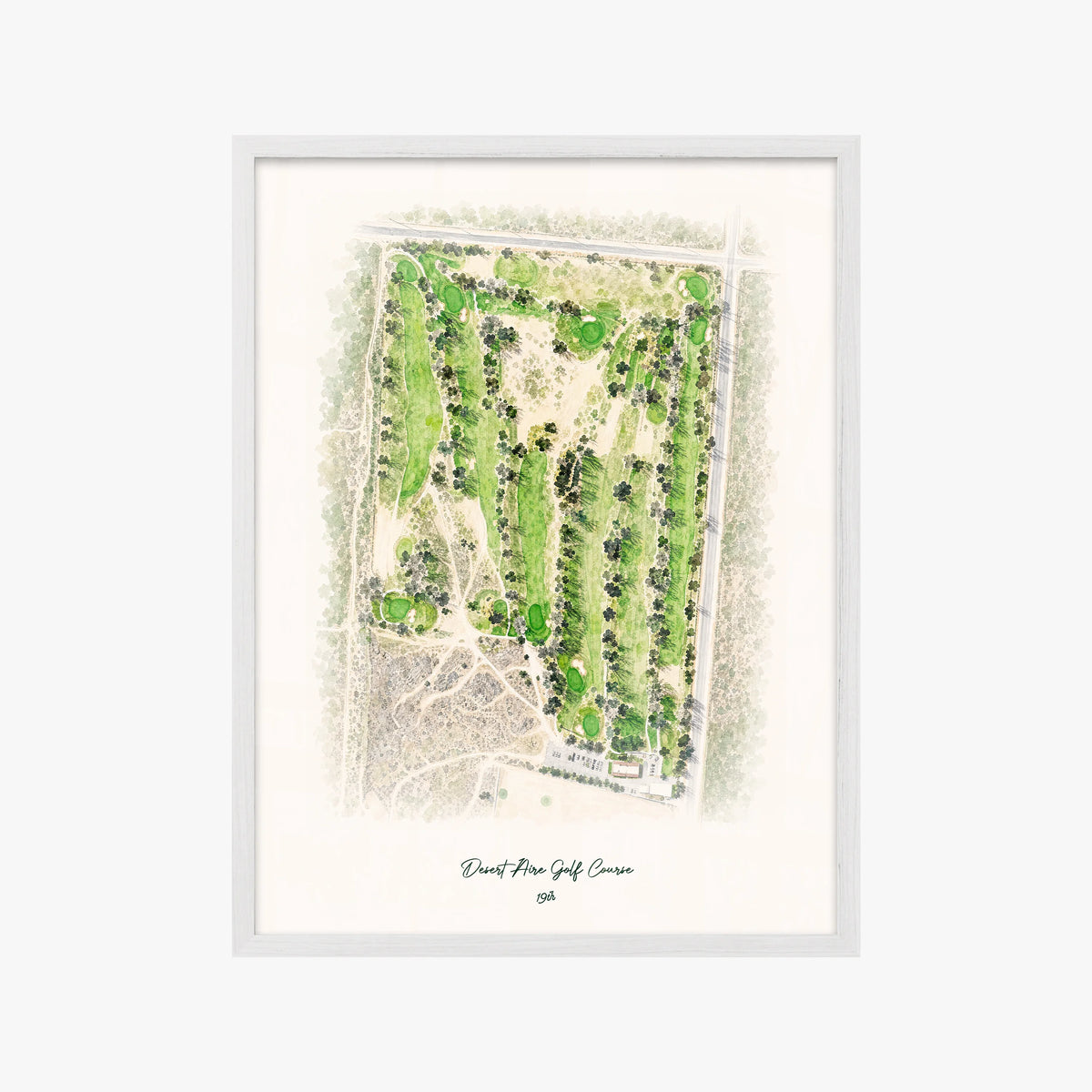 Desert Aire Golf Course white frame