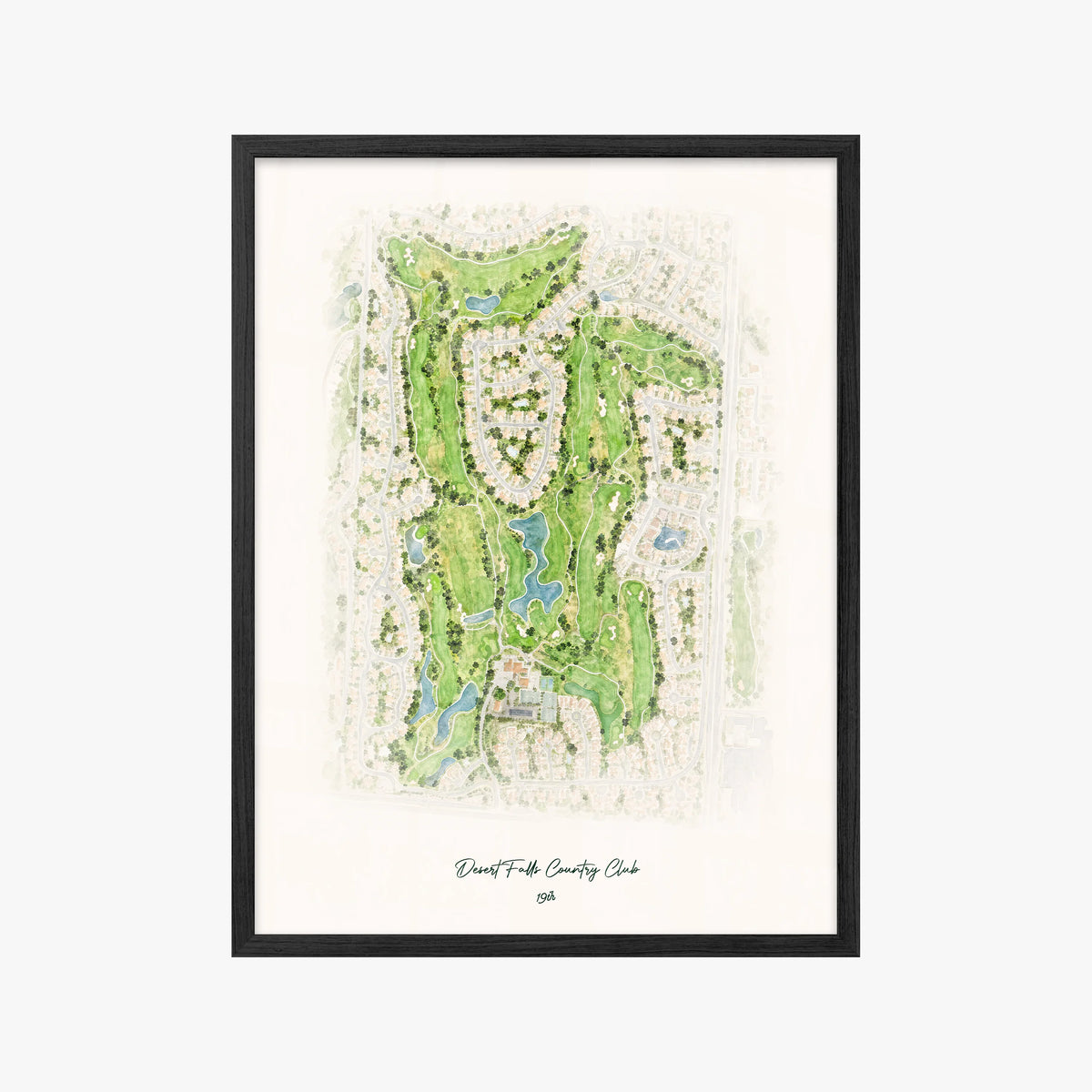 Desert Falls Country Club black frame