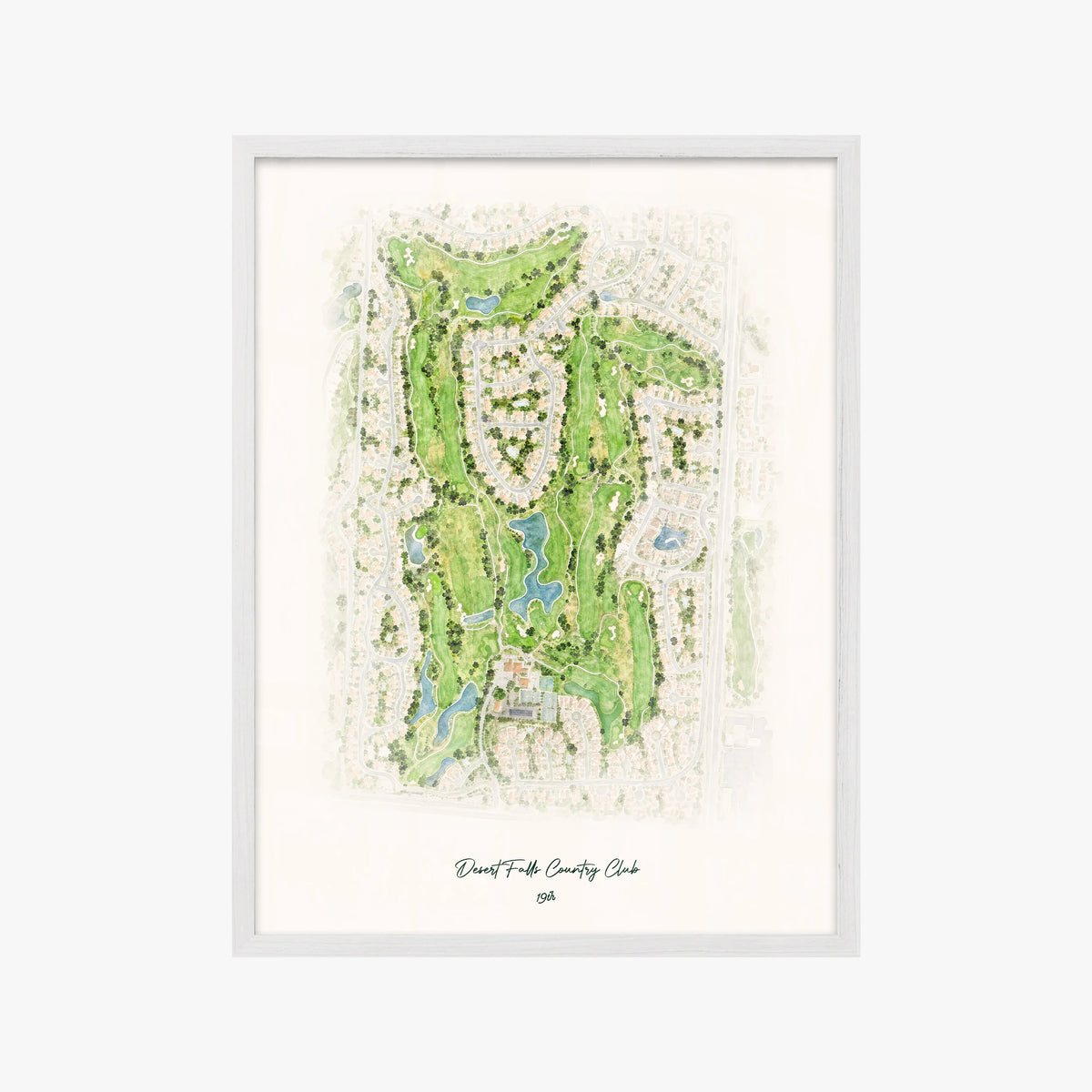 Desert Falls Country Club white frame