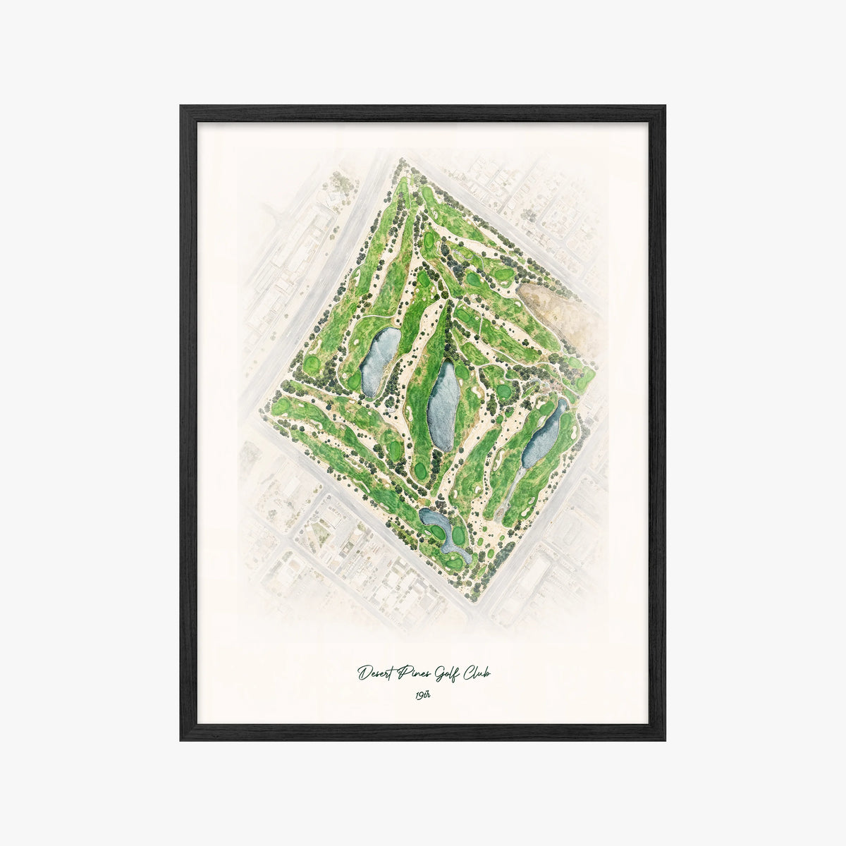 Desert Pines Golf Club black frame