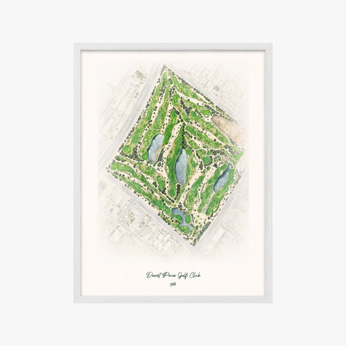 Desert Pines Golf Club white frame