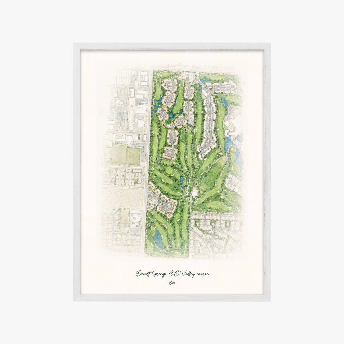 Desert Springs C.C. Valley course white frame