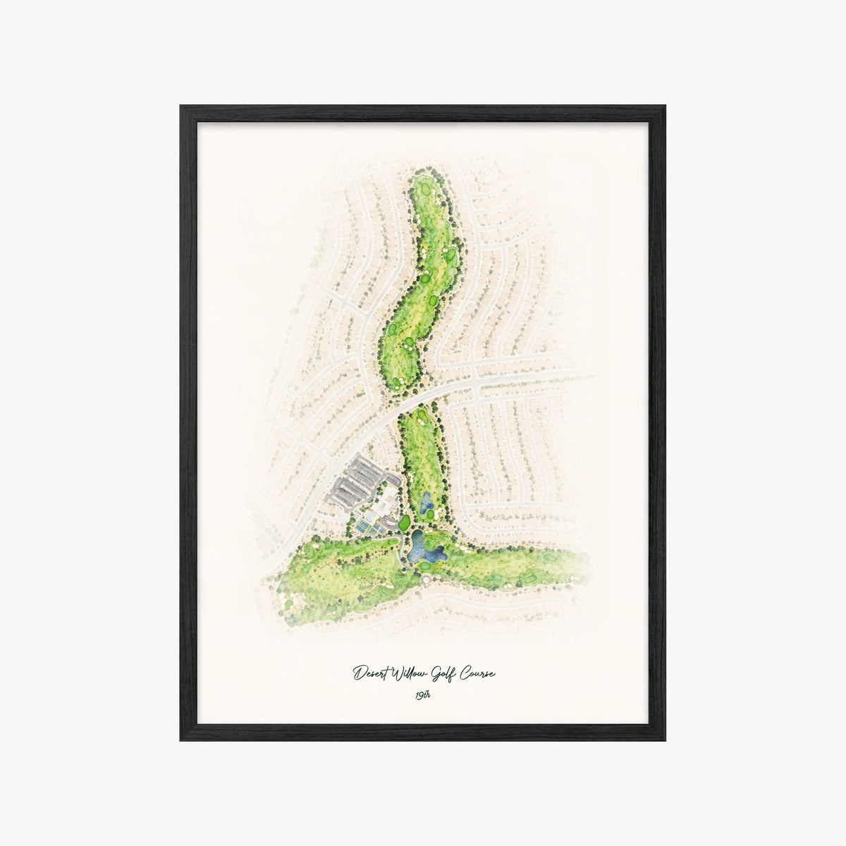 Desert Willow Golf Course black frame