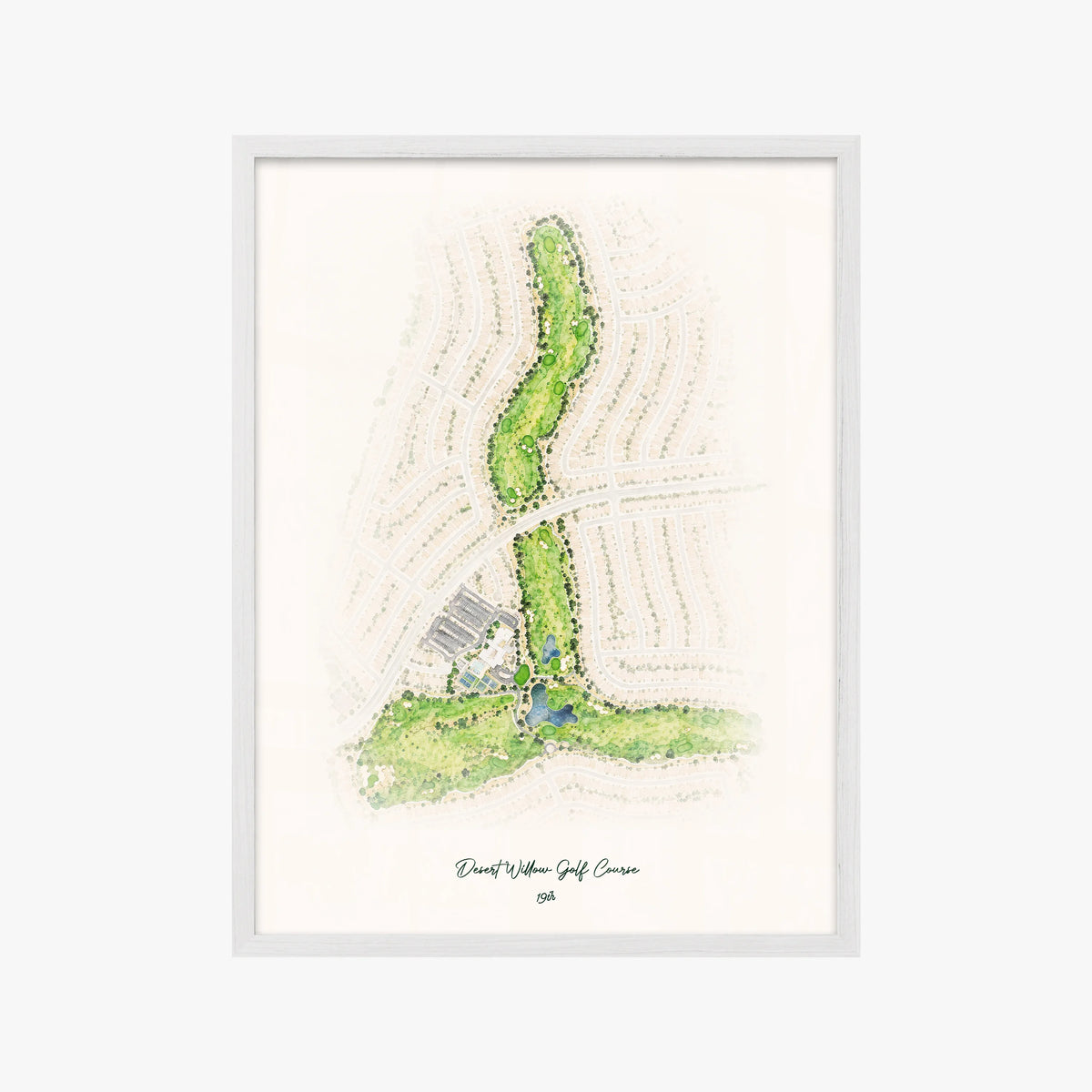 Desert Willow Golf Course white frame