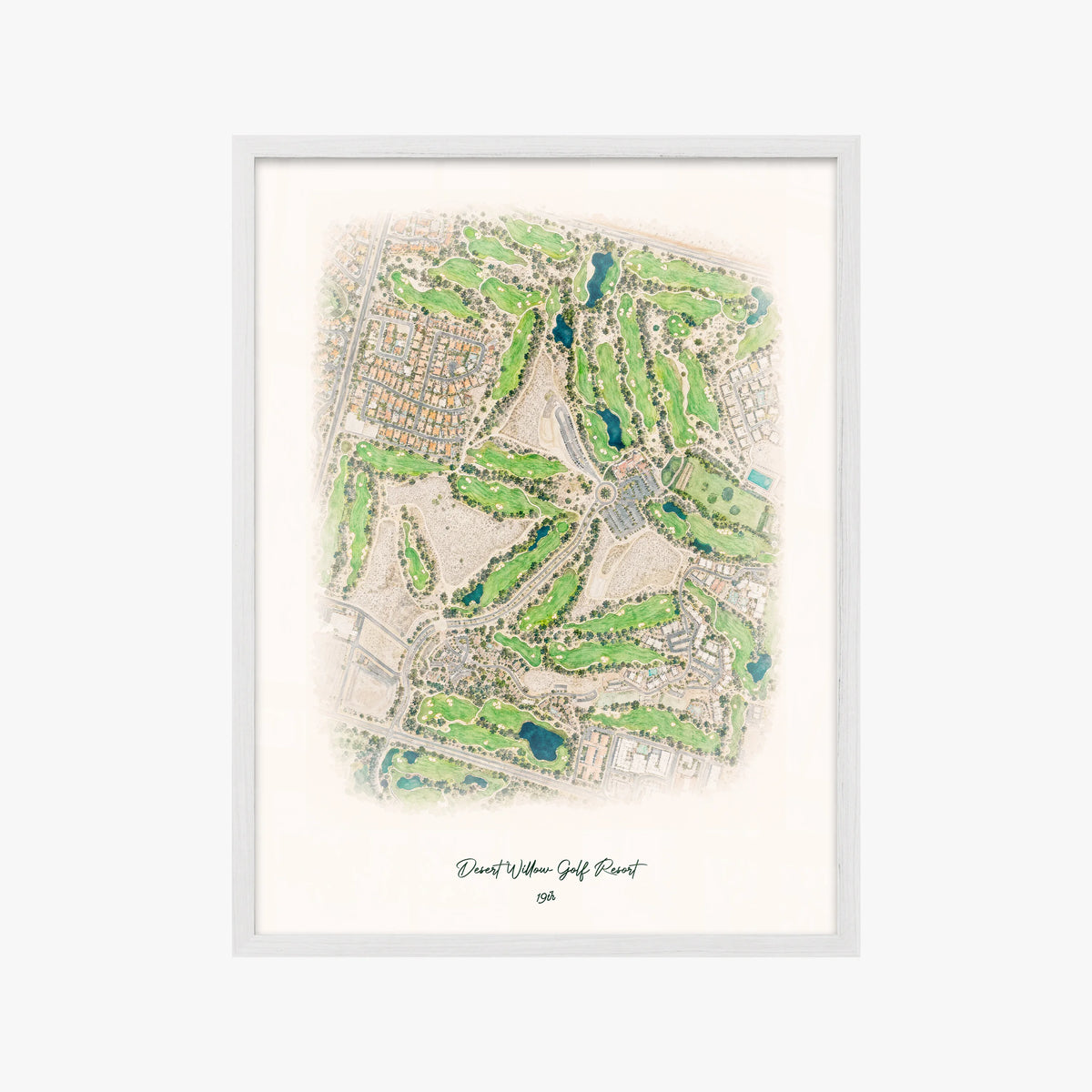 Desert Willow Golf Resort white frame