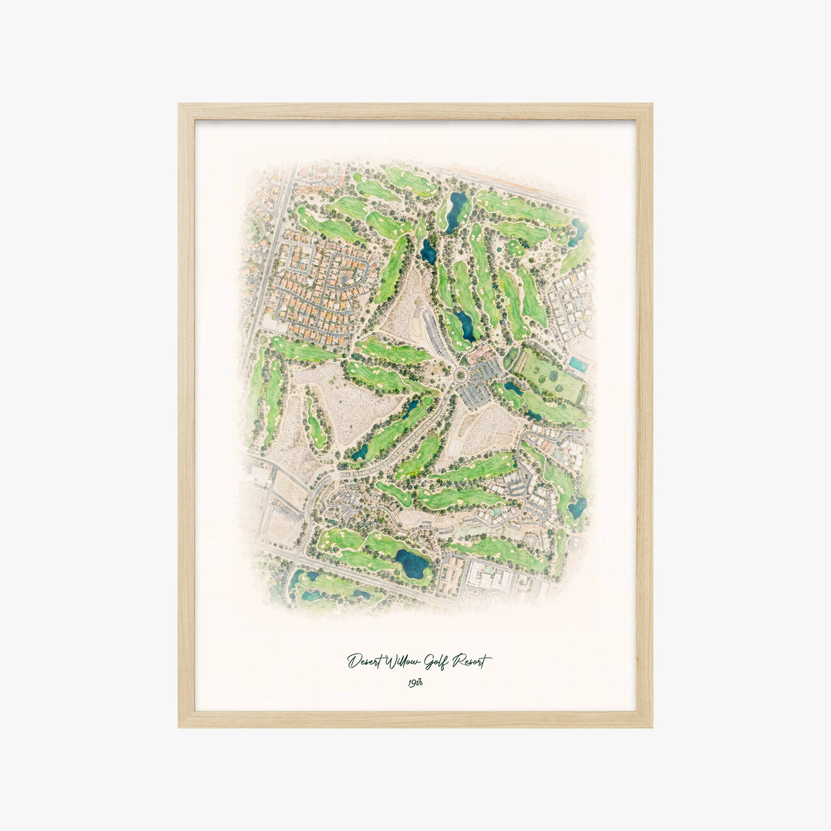 Desert Willow Golf Resort wood frame