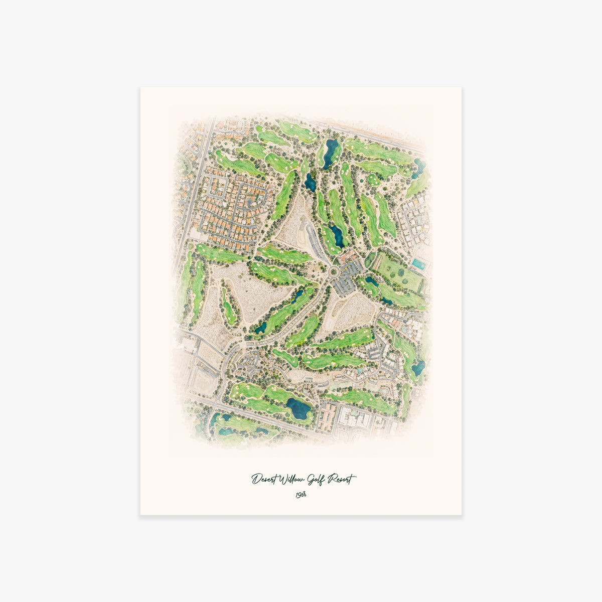 Desert Willow Golf Resort printed artwork