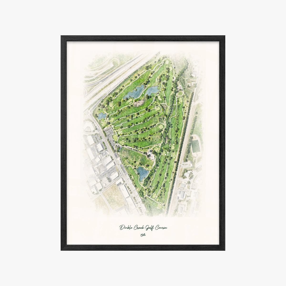 Diablo Creek Golf Course black frame