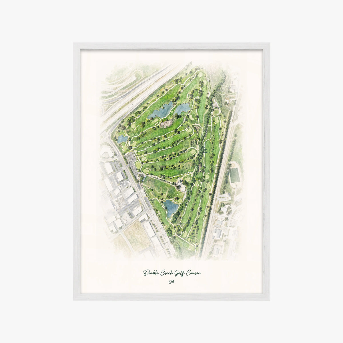 Diablo Creek Golf Course white frame