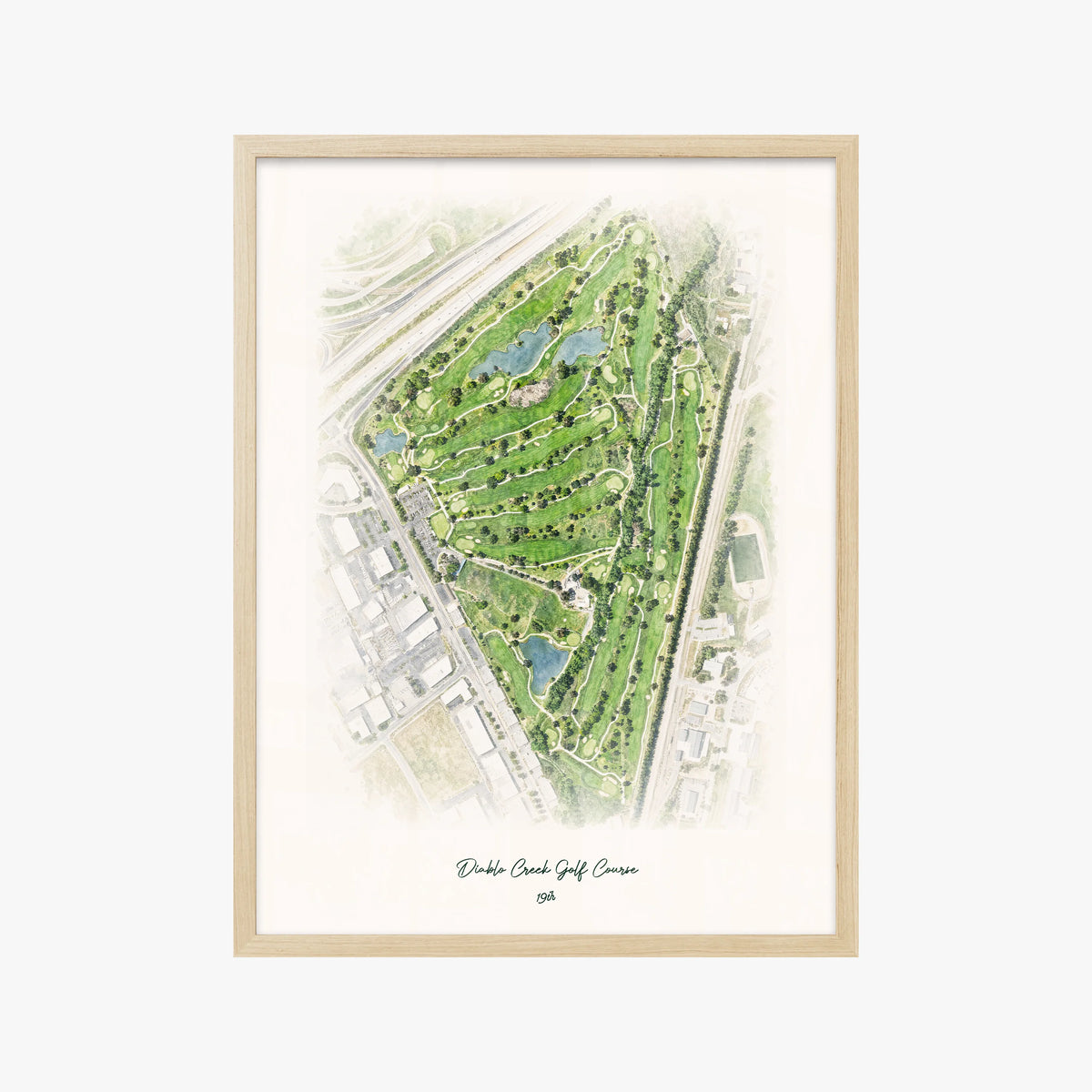 Diablo Creek Golf Course wood frame