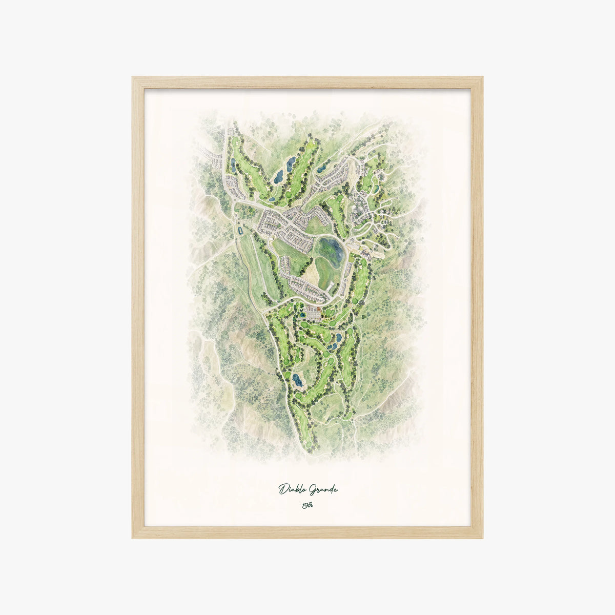 Diablo Grande wood frame