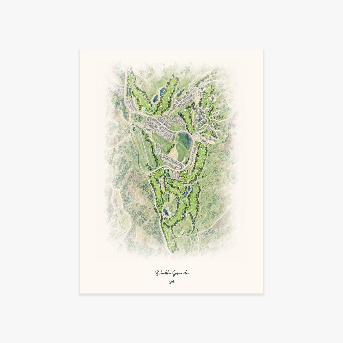 Diablo Grande printed artwork