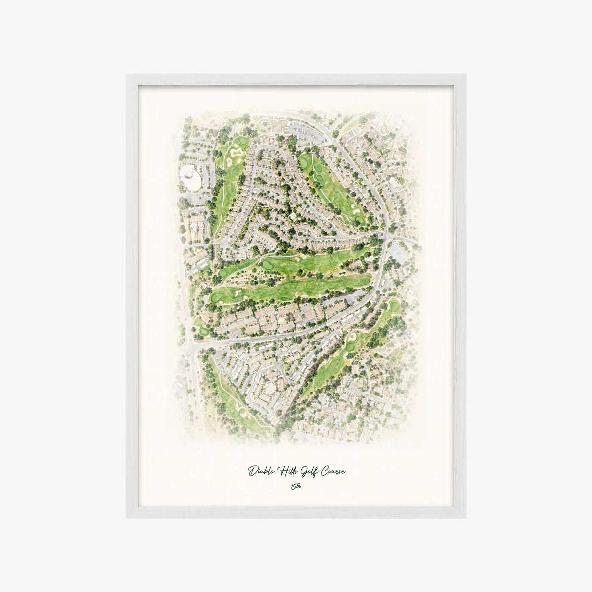 Diablo Hills Golf Course white frame