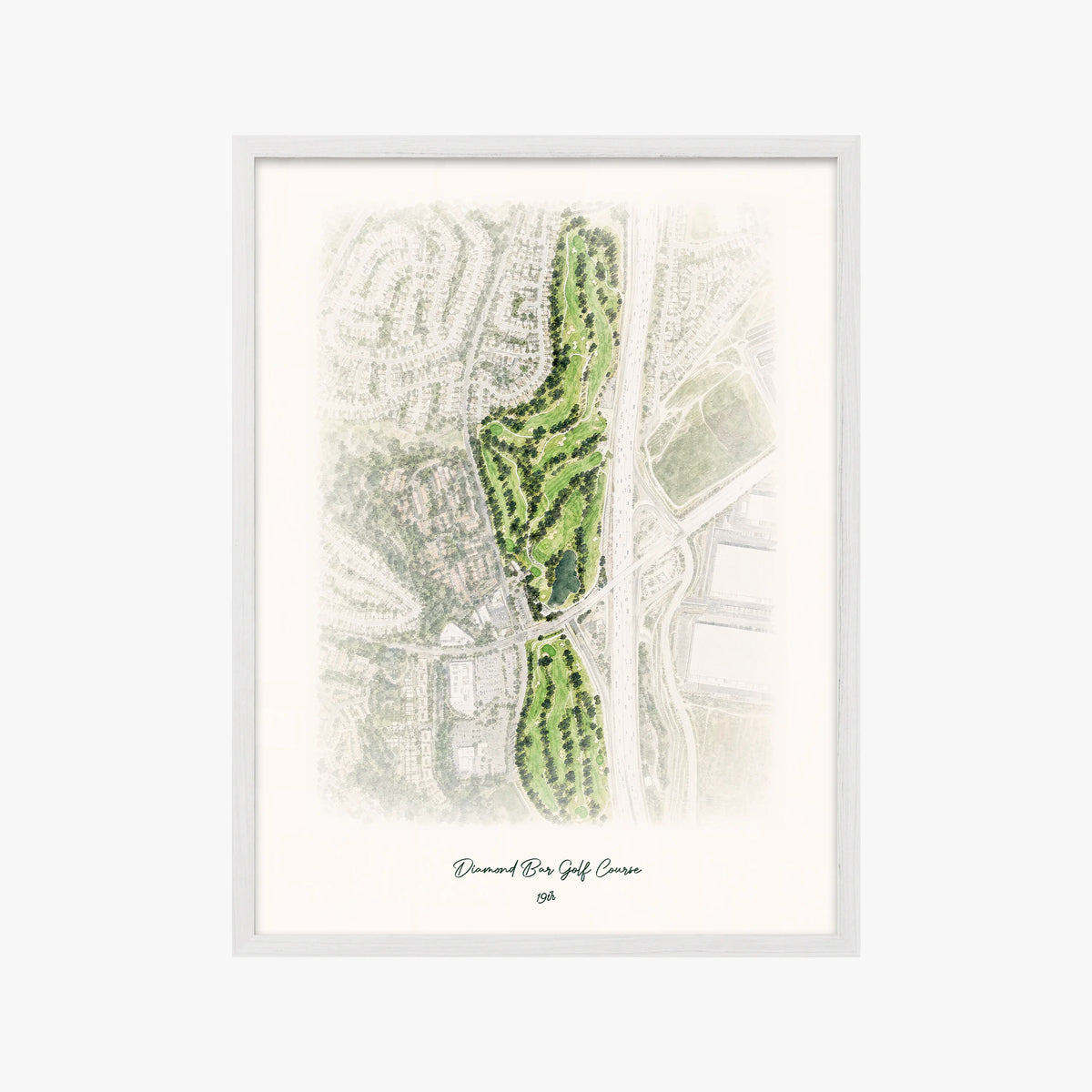 Diamond Bar Golf Course white frame