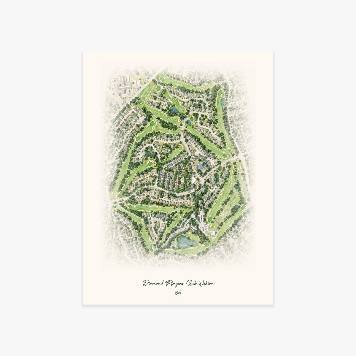 Diamond Players Club Wekiva printed artwork