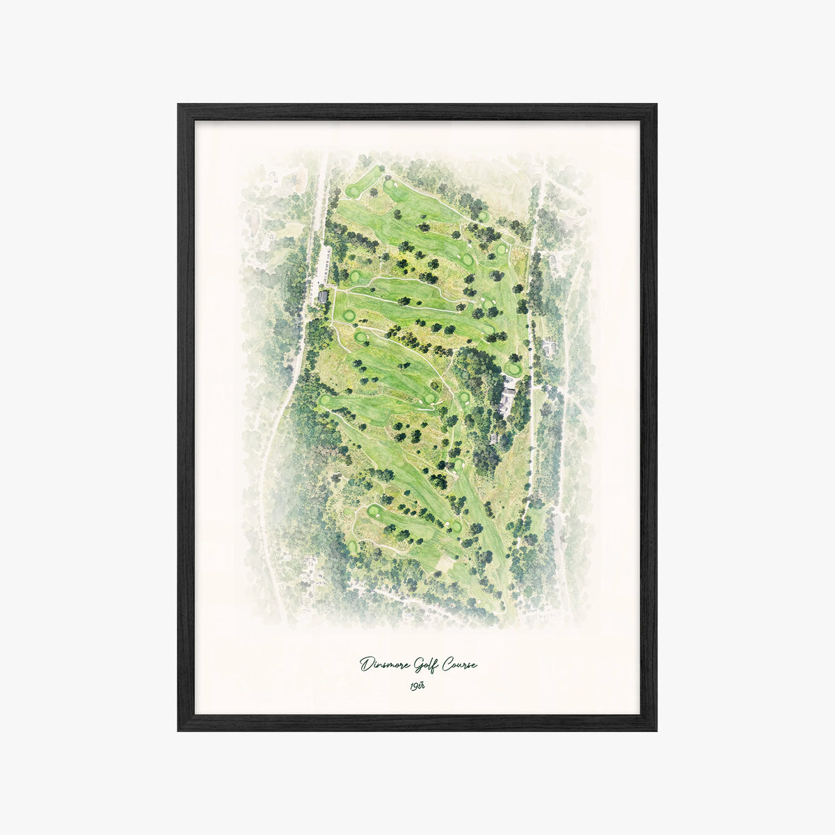 Dinsmore Golf Course black frame