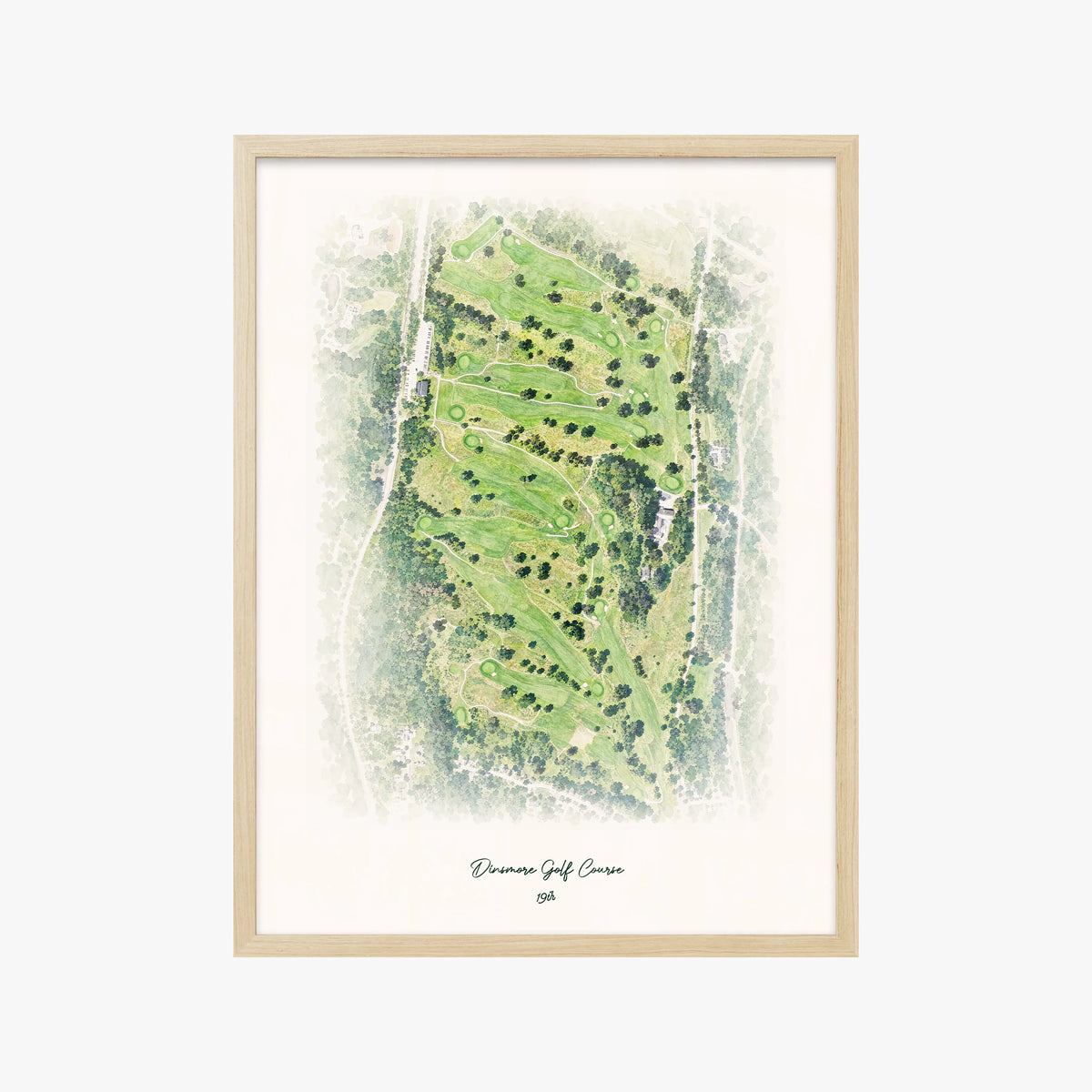 Dinsmore Golf Course wood frame