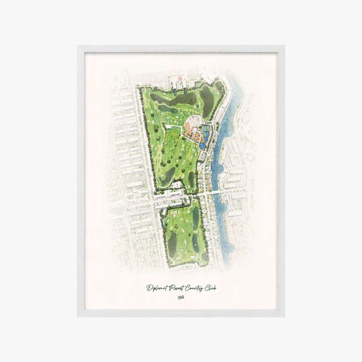 Diplomat Resort Country Club white frame
