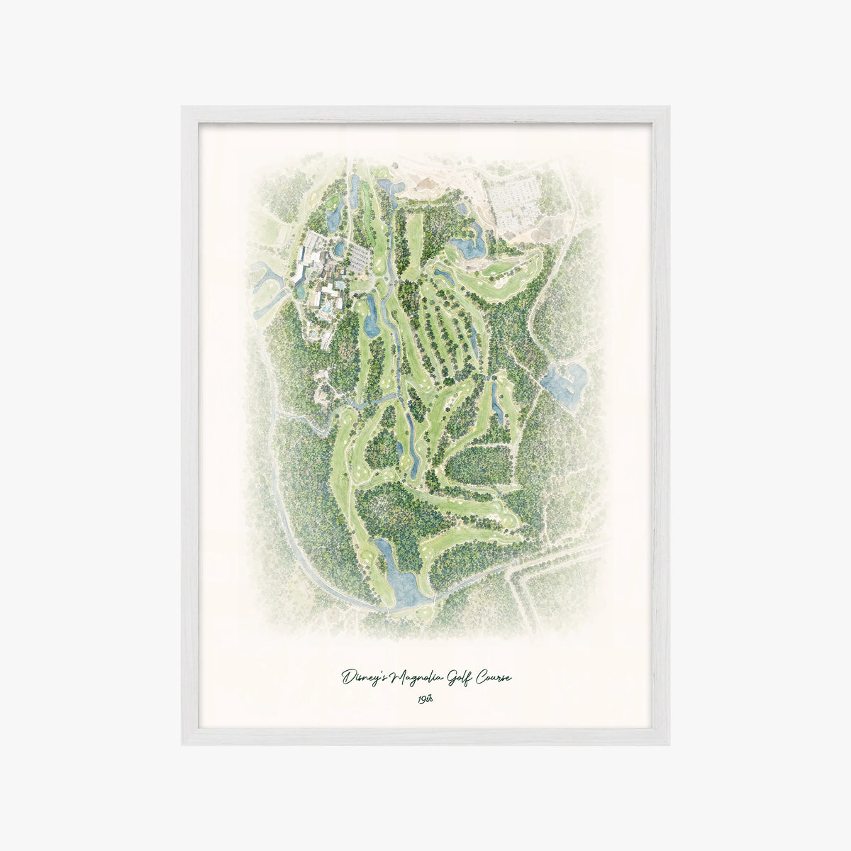 Disney's Magnolia Golf Course white frame