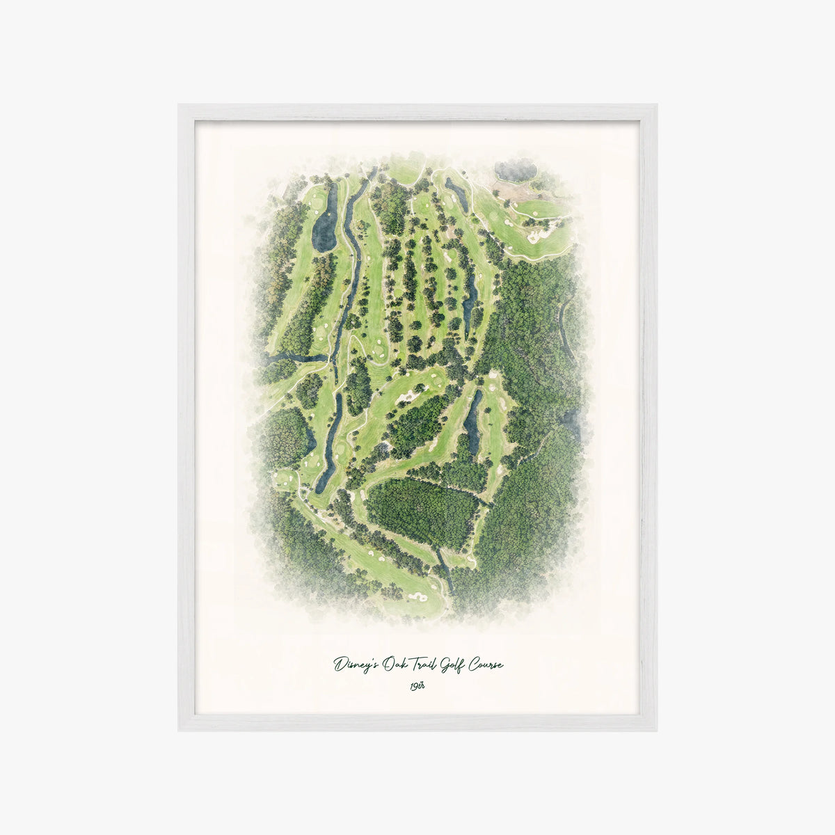 Disney's Oak Trail Golf Course white frame