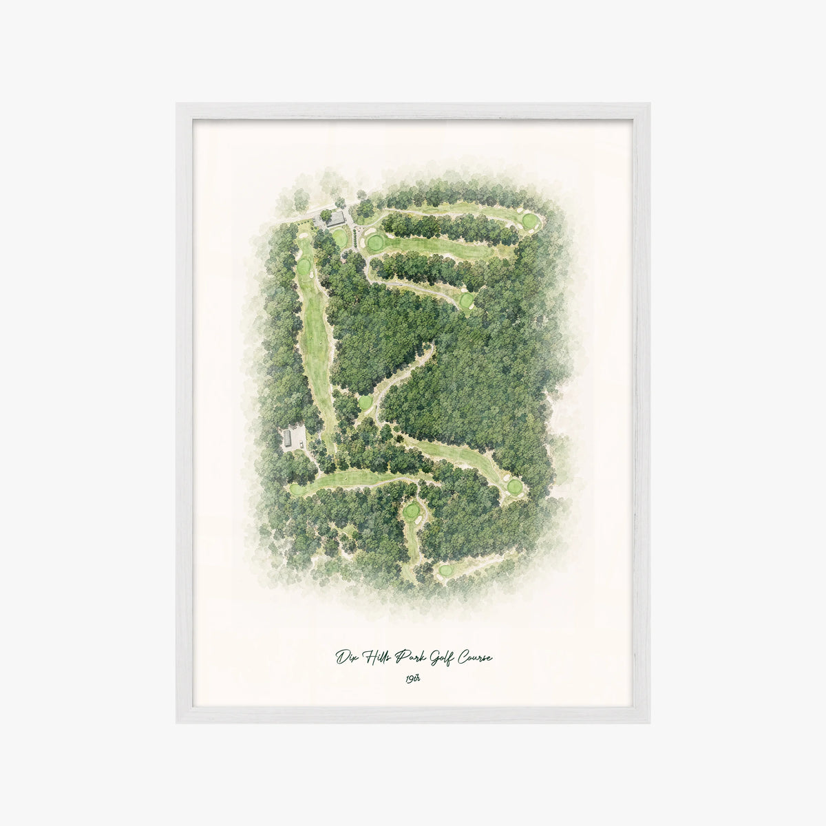 Dix Hills Park Golf Course white frame