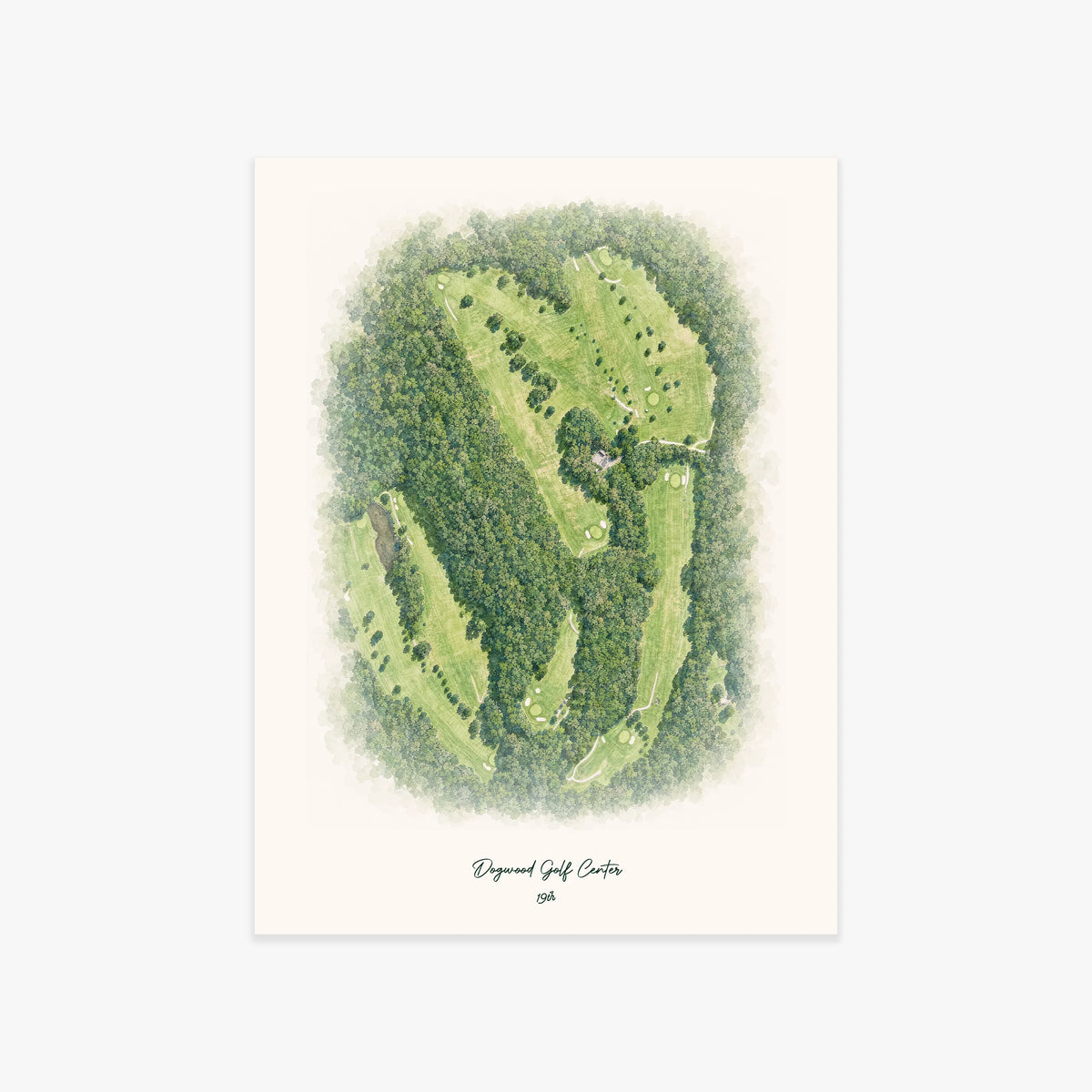 Dogwood Golf Center printed artwork