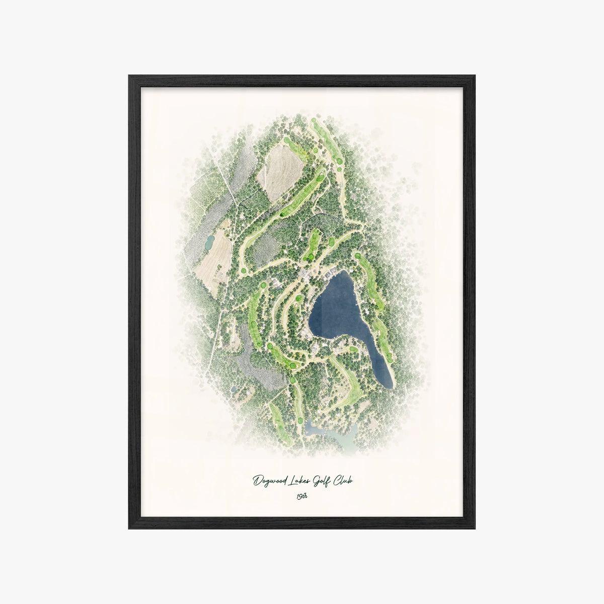 Dogwood Lakes Golf Club black frame