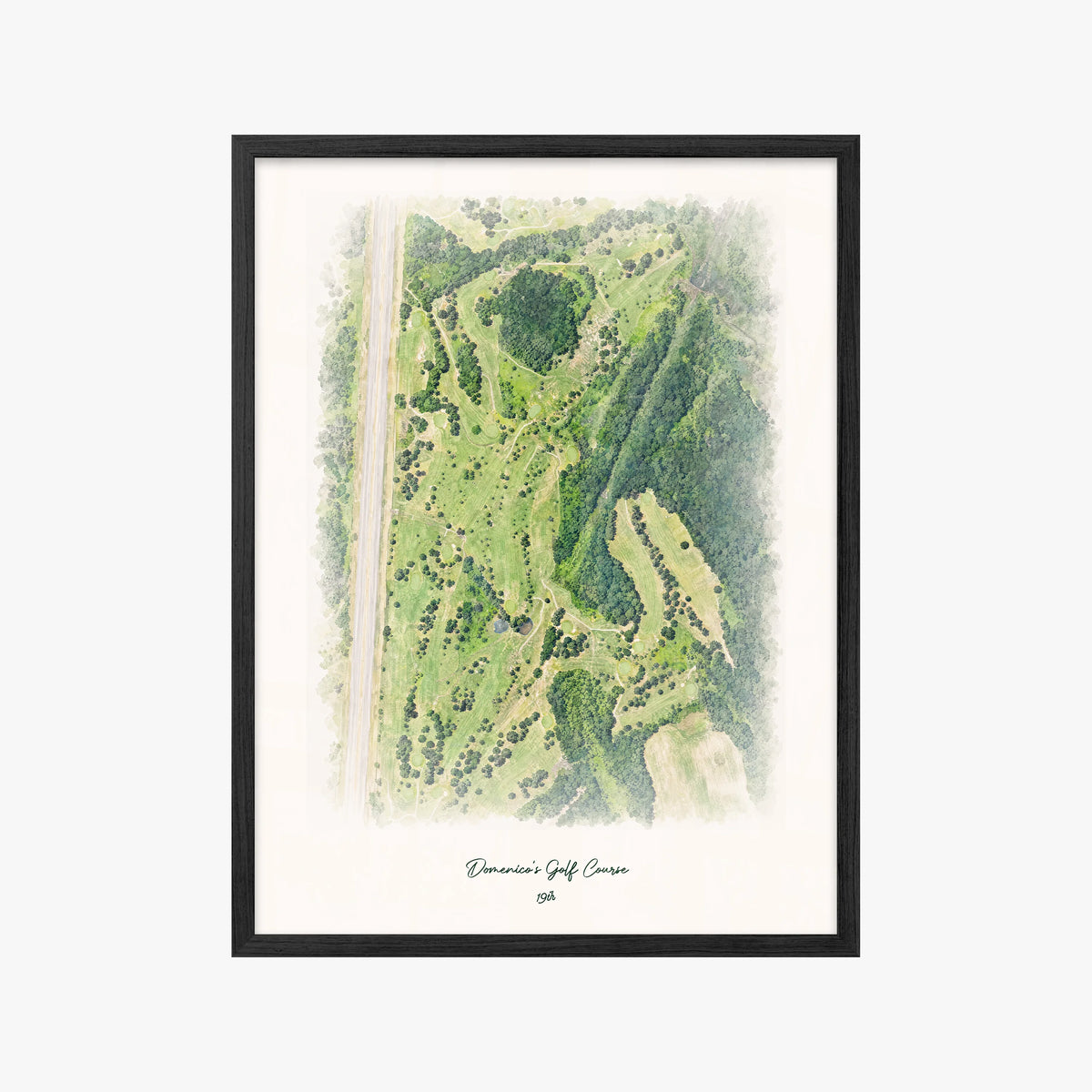 Domenico's Golf Course black frame