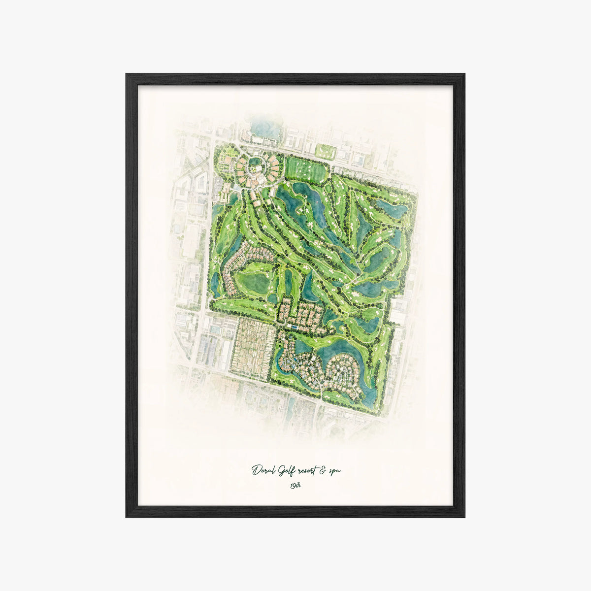 Doral Golf resort & spa black frame