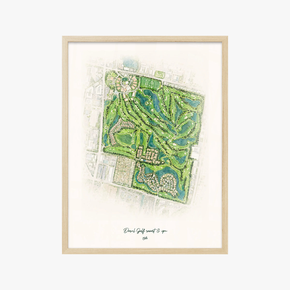 Doral Golf resort & spa wood frame