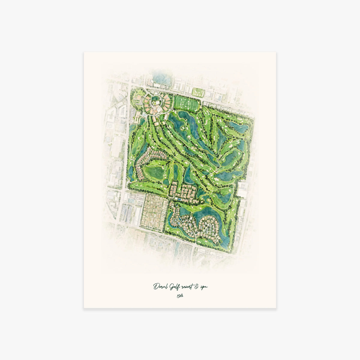 Doral Golf resort & spa printed artwork