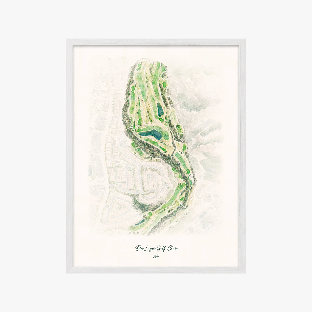 Dos Lagos Golf Club white frame