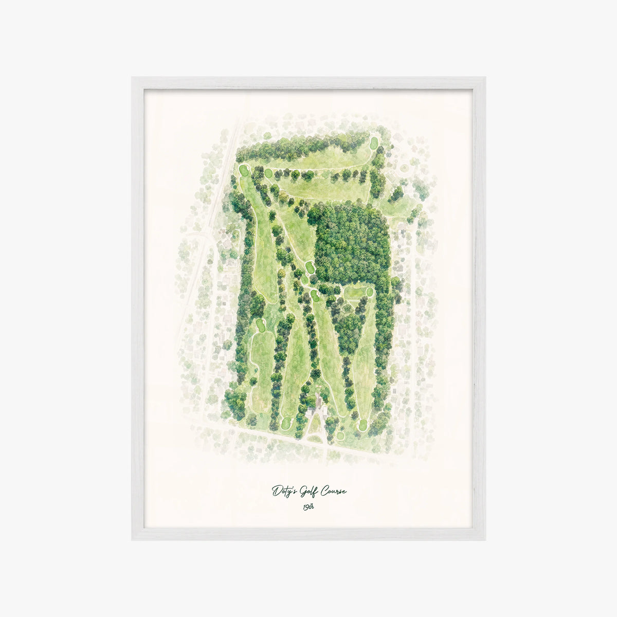 Doty's Golf Course white frame