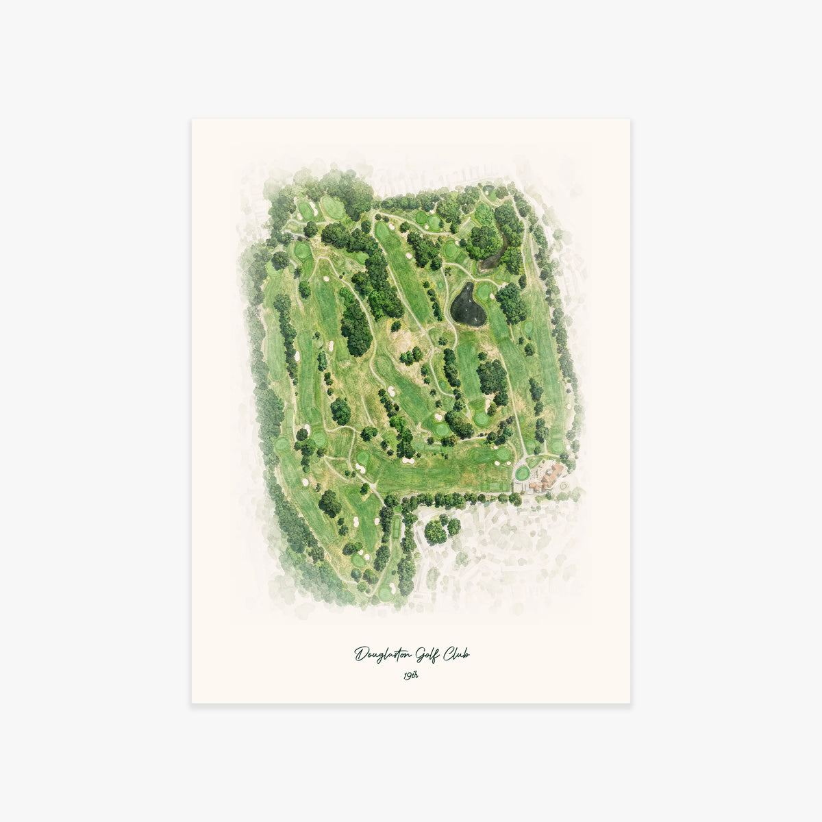 Douglaston Golf Club printed artwork