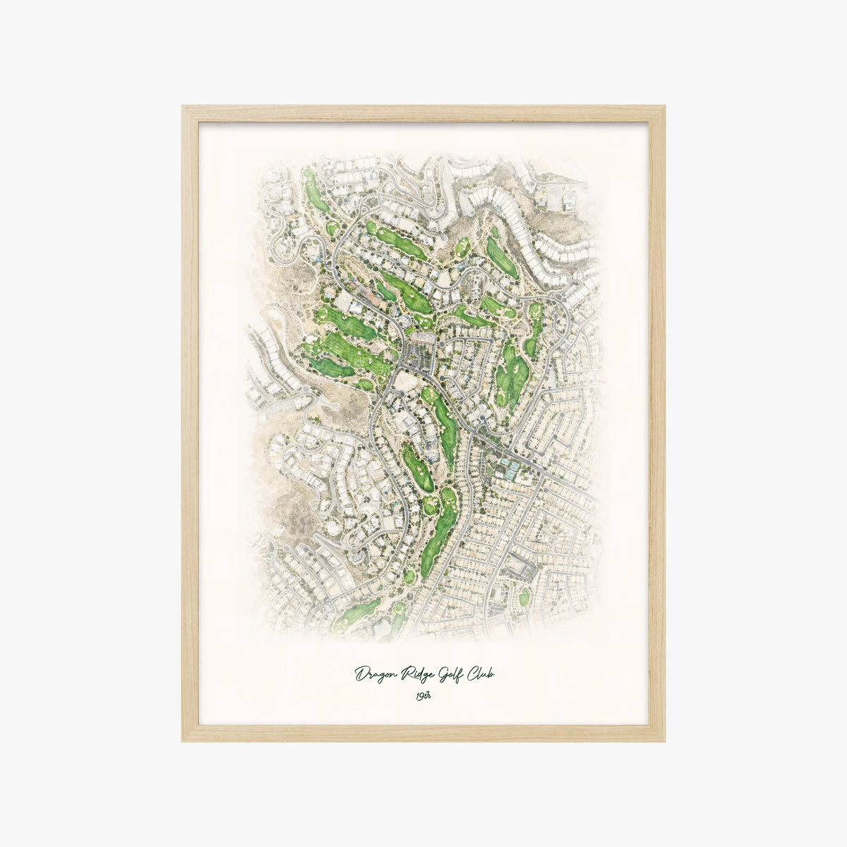 Dragon Ridge Golf Club wood frame