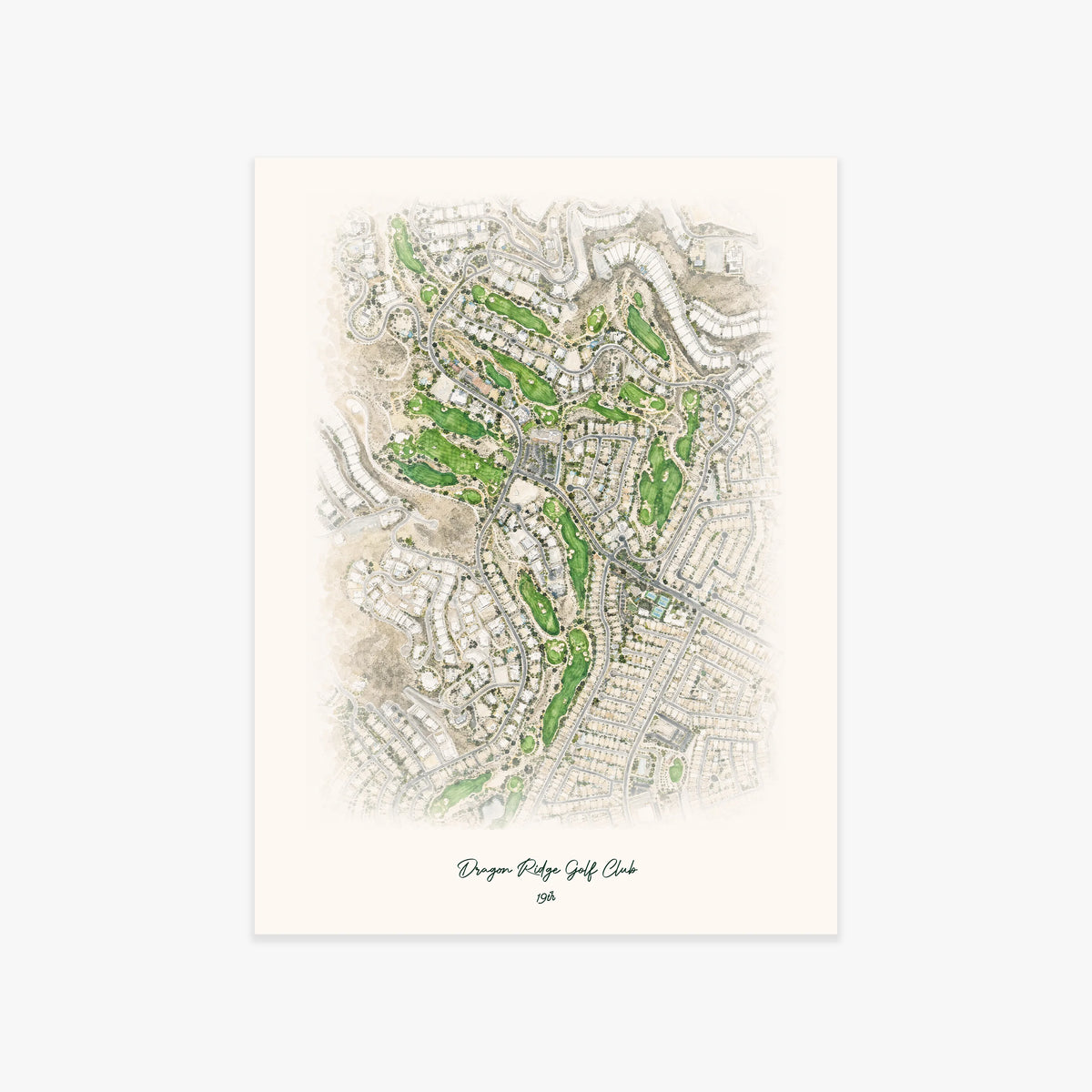 Dragon Ridge Golf Club printed artwork