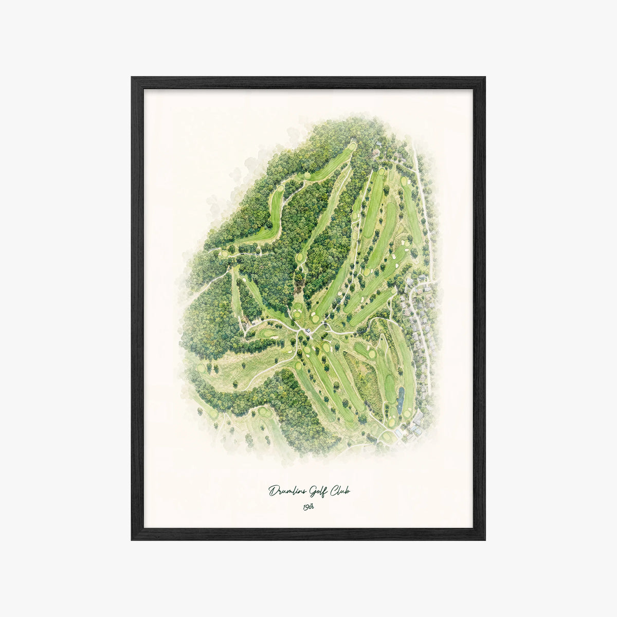 Drumlins Golf Club black frame