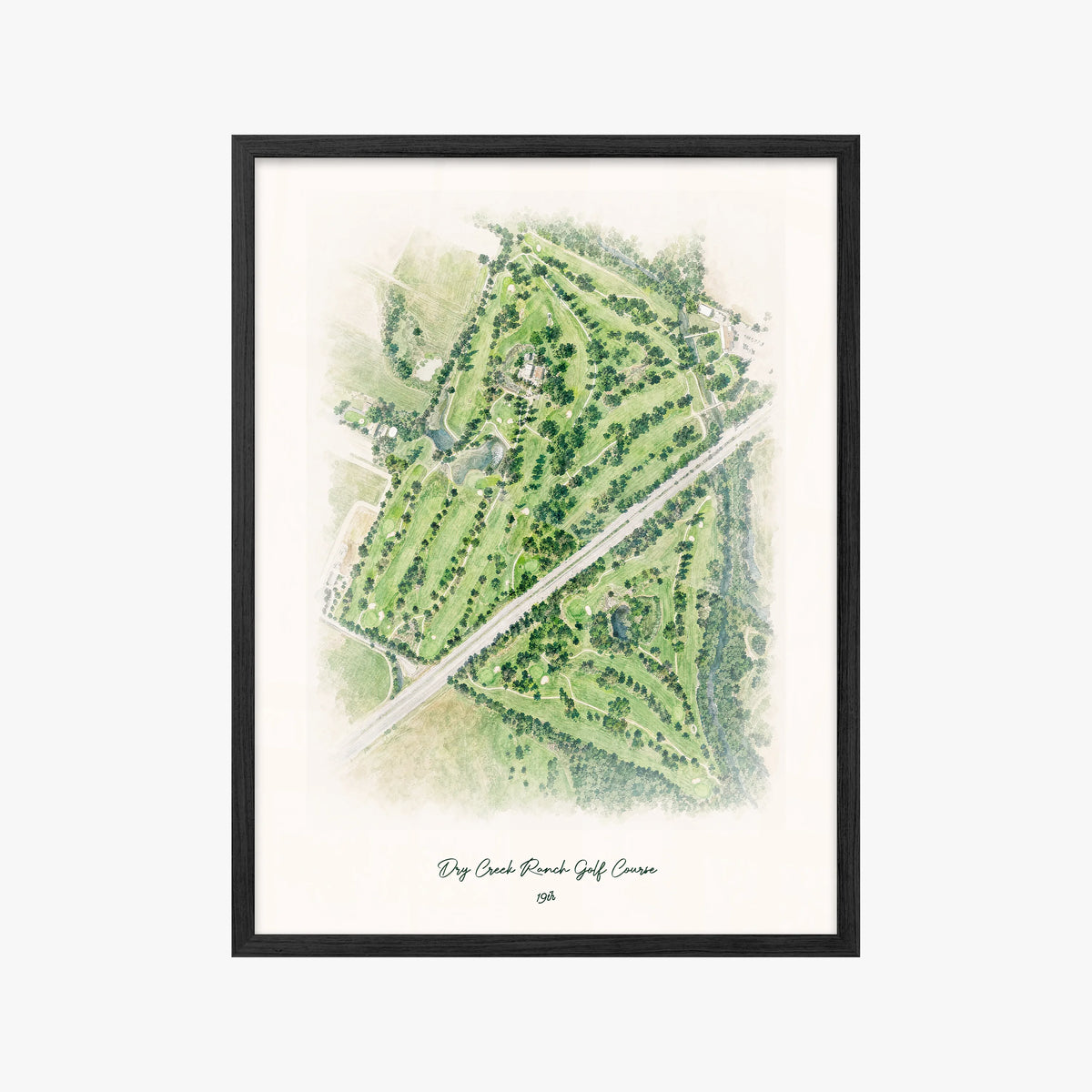Dry Creek Ranch Golf Course black frame