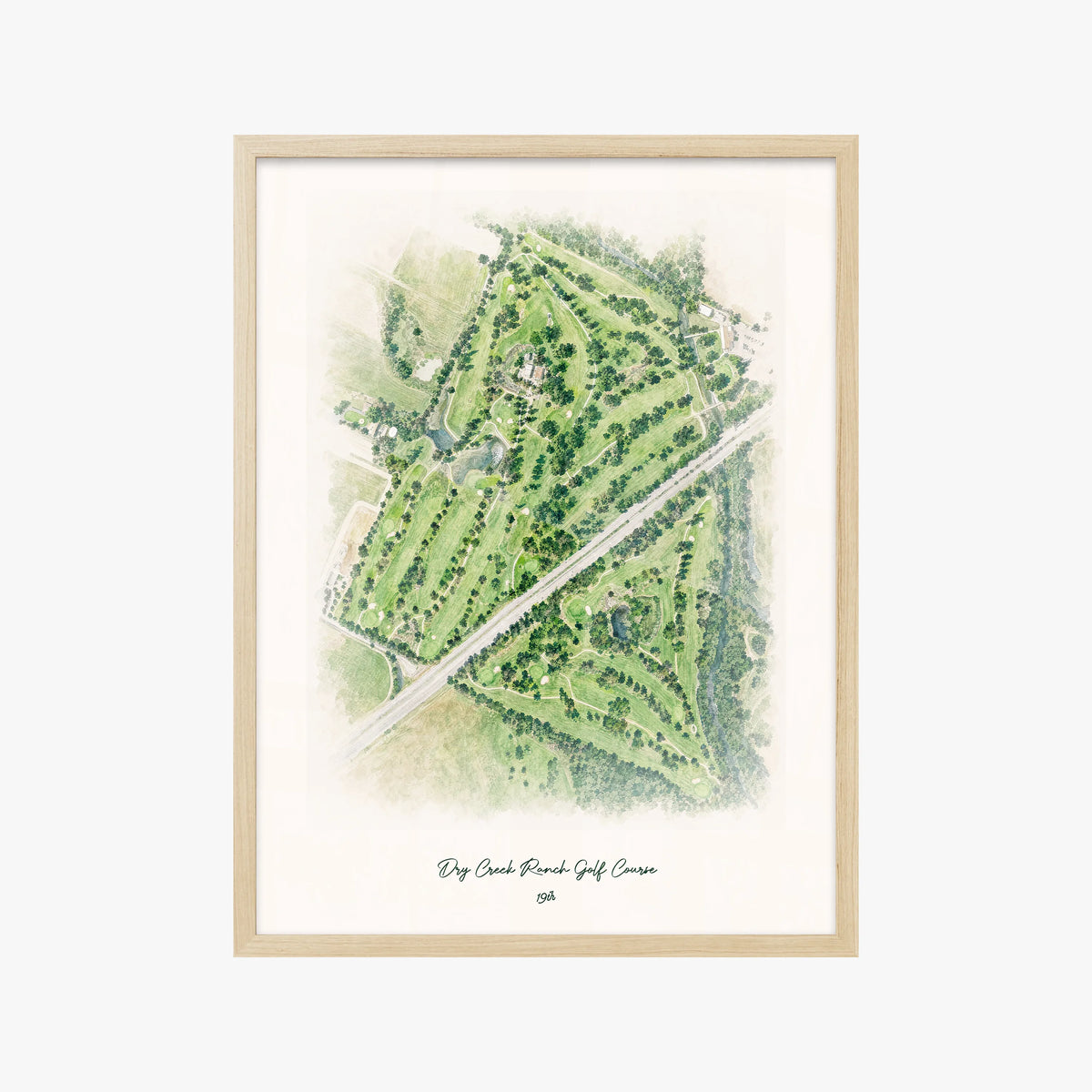 Dry Creek Ranch Golf Course wood frame