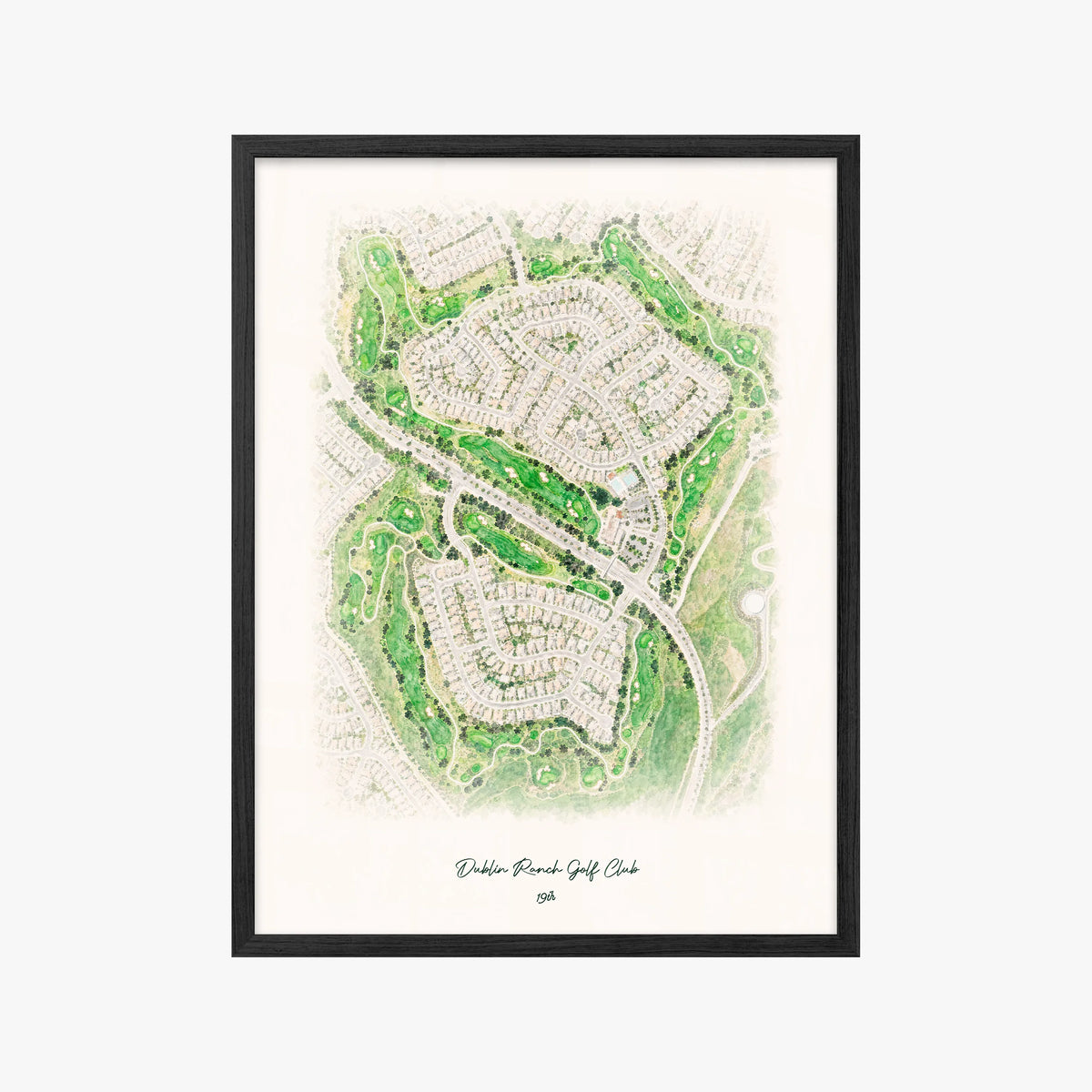 Dublin Ranch Golf Club black frame