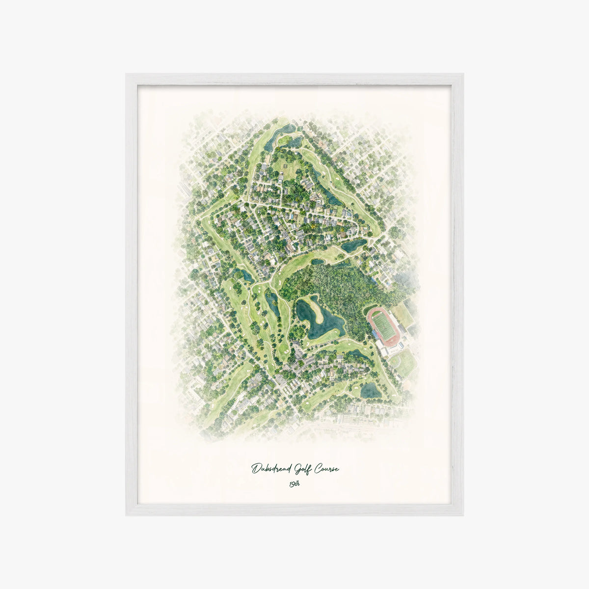 Dubsdread Golf Course white frame