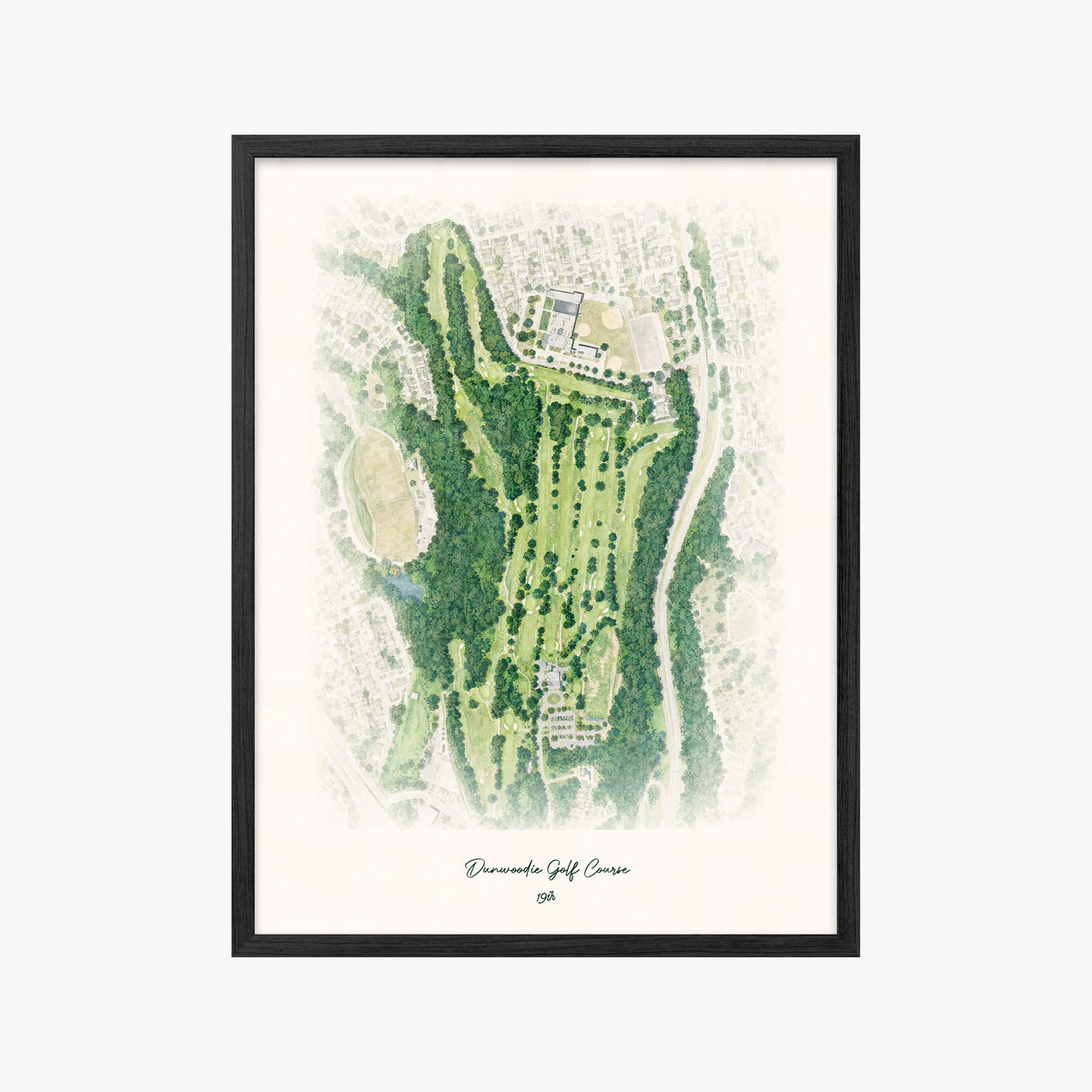 Dunwoodie Golf Course black frame
