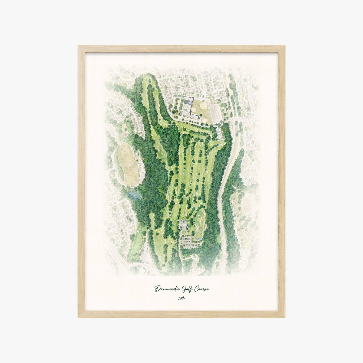 Dunwoodie Golf Course wood frame