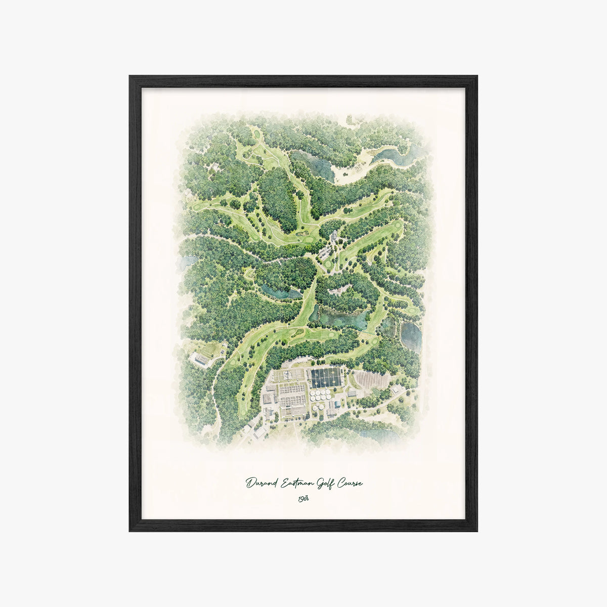 Durand Eastman Golf Course black frame