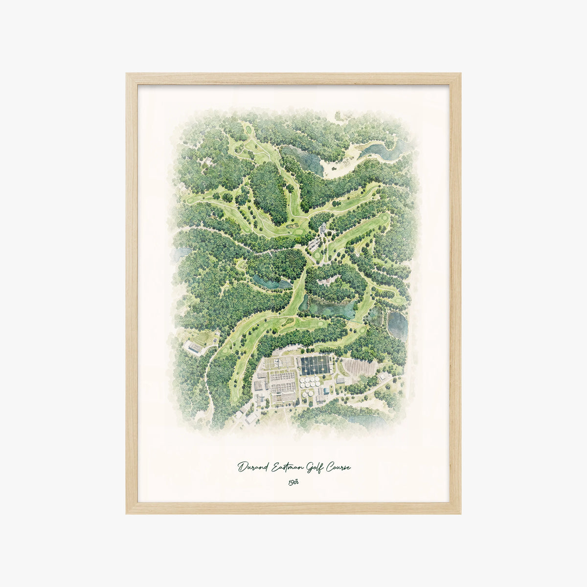 Durand Eastman Golf Course wood frame