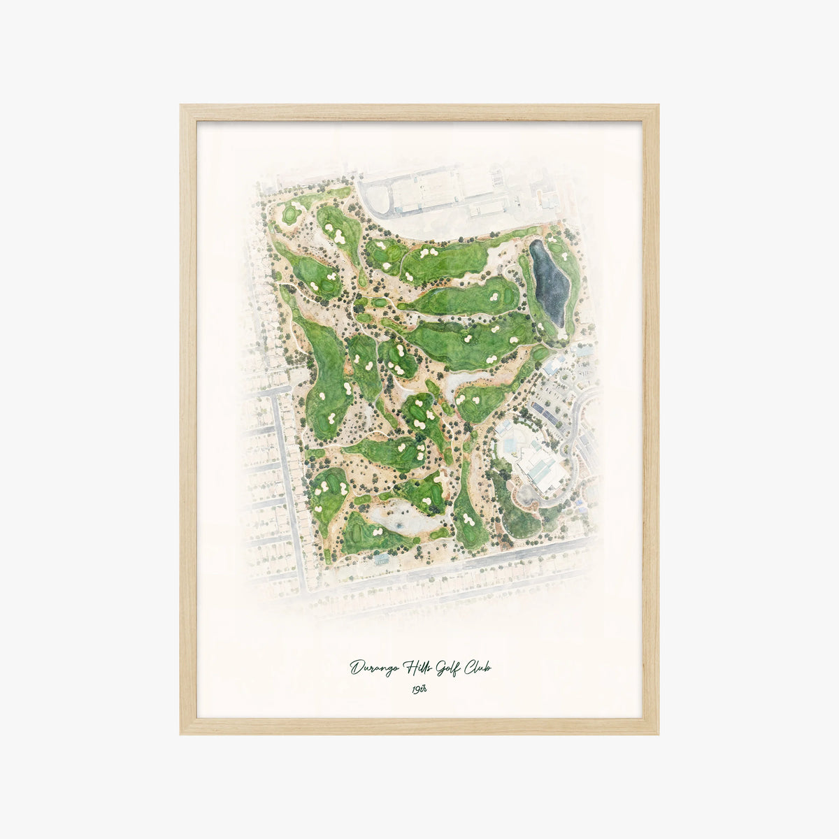 Durango Hills Golf Club wood frame
