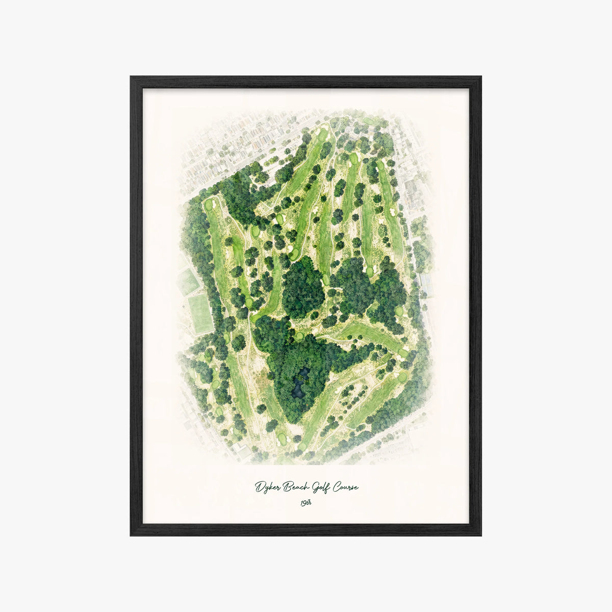 Dyker Beach Golf Course black frame