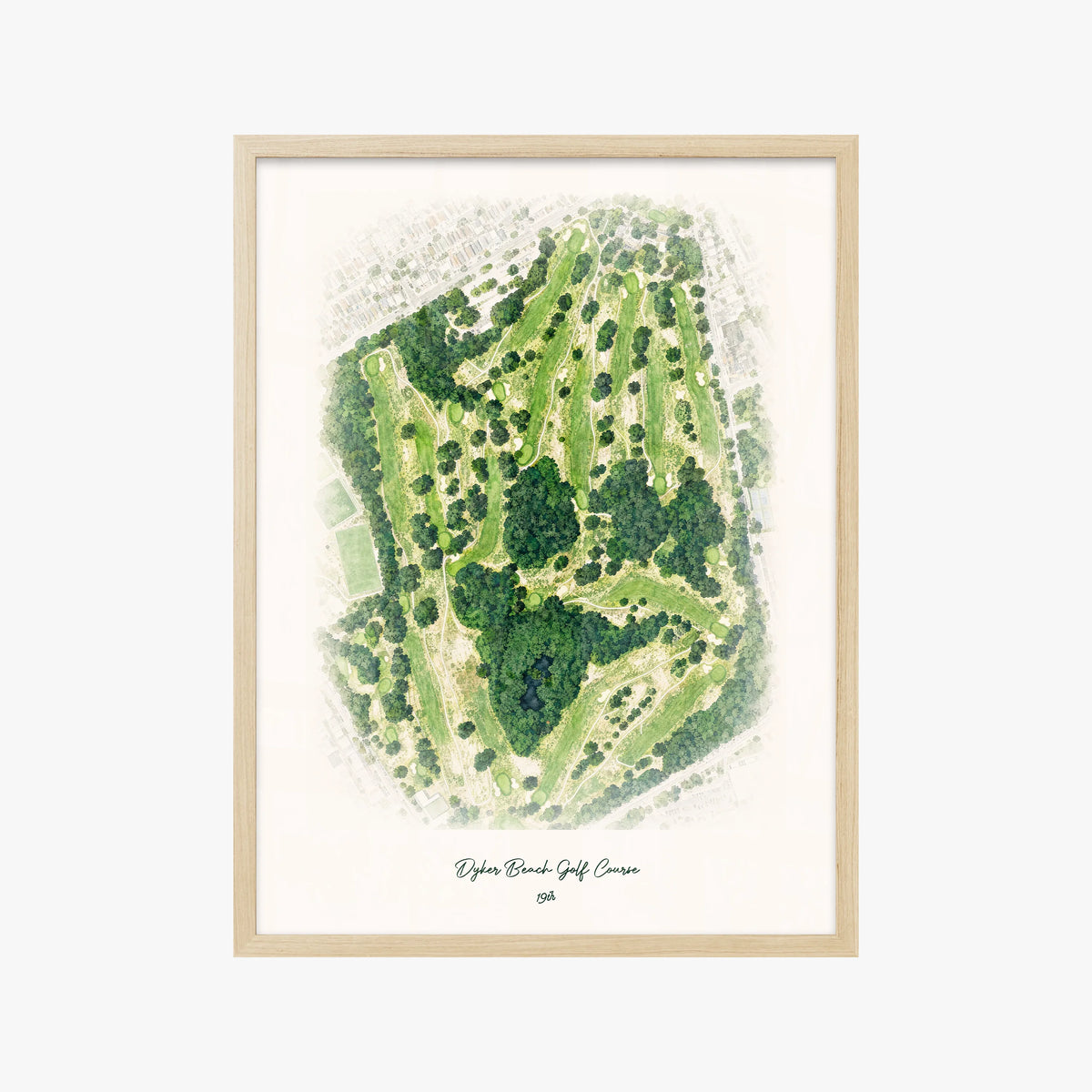 Dyker Beach Golf Course wood frame