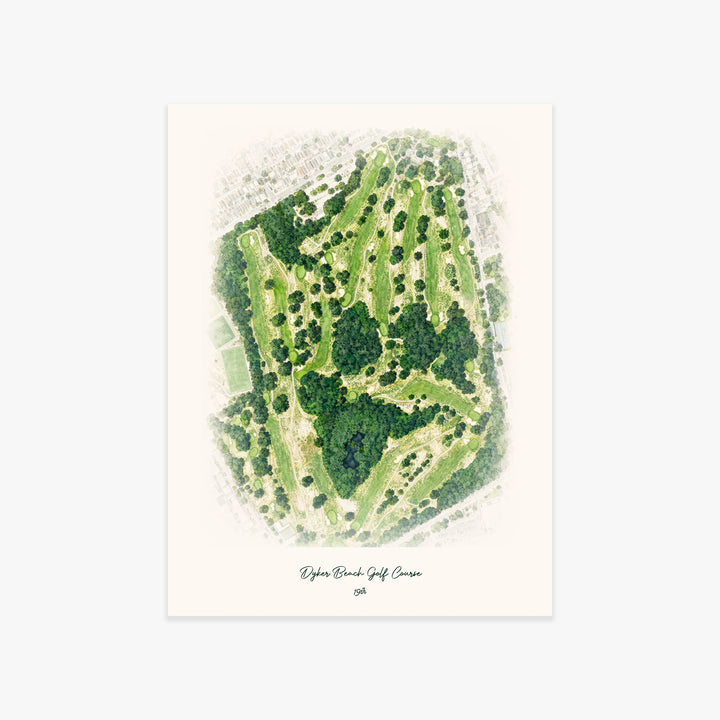 Dyker Beach Golf Course printed artwork